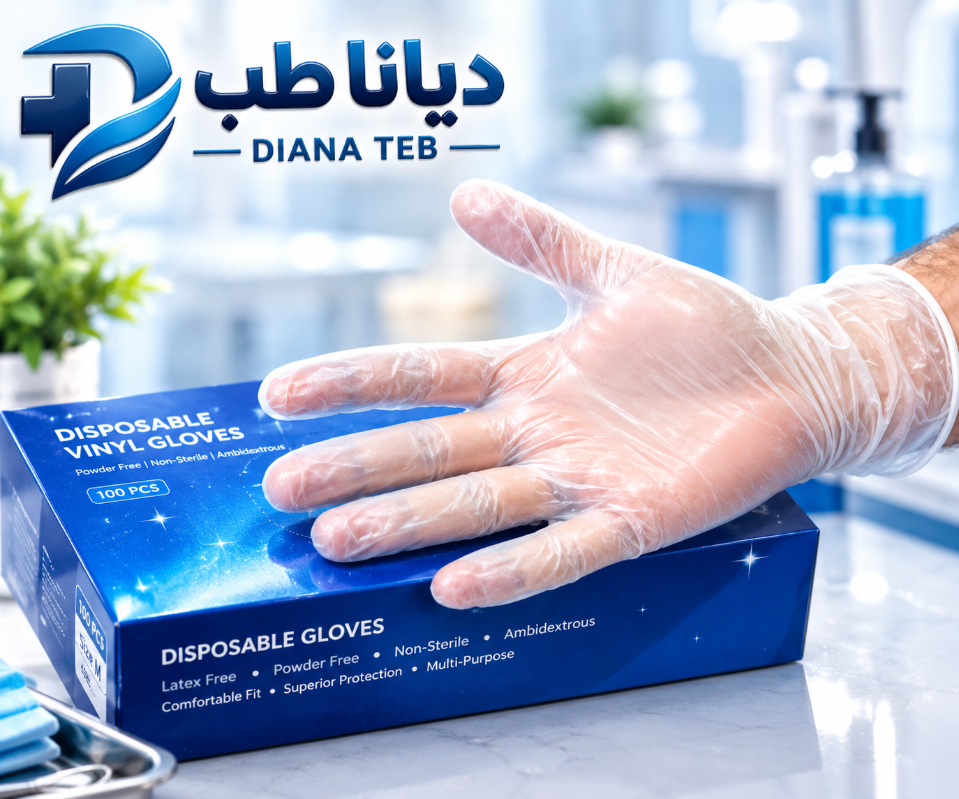 وینیل دیسپومد سایز M و L